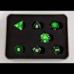 Dice Critical Hit: Poly 7 Set Metal