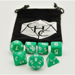 Dice Critical Hit: Poly 7 Set Opaque