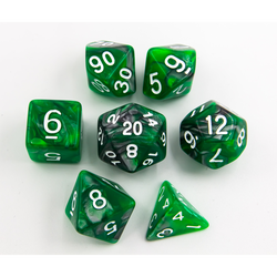 Dice Critical Hit: Poly 7 Set Fusion Steel