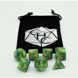 Dice Critical Hit: Poly 7 Set Fusion