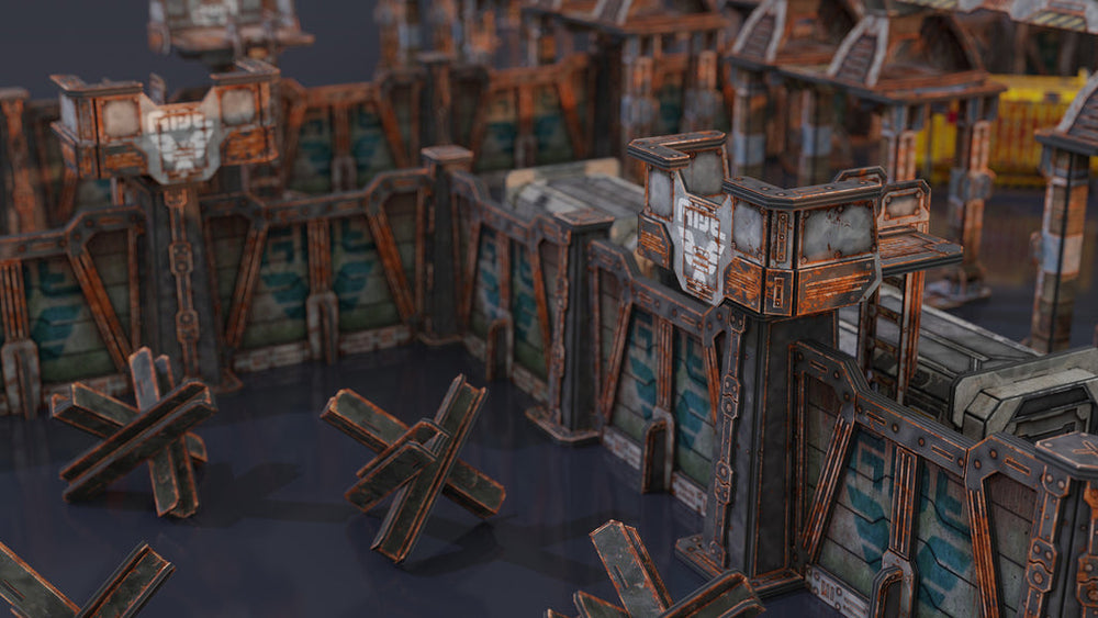 Terrain TinkerTurf SF: Guard Tower Add-on - Abandoned Theme