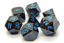 Dice Old School Dice: Poly 7 Set Metal Halfling