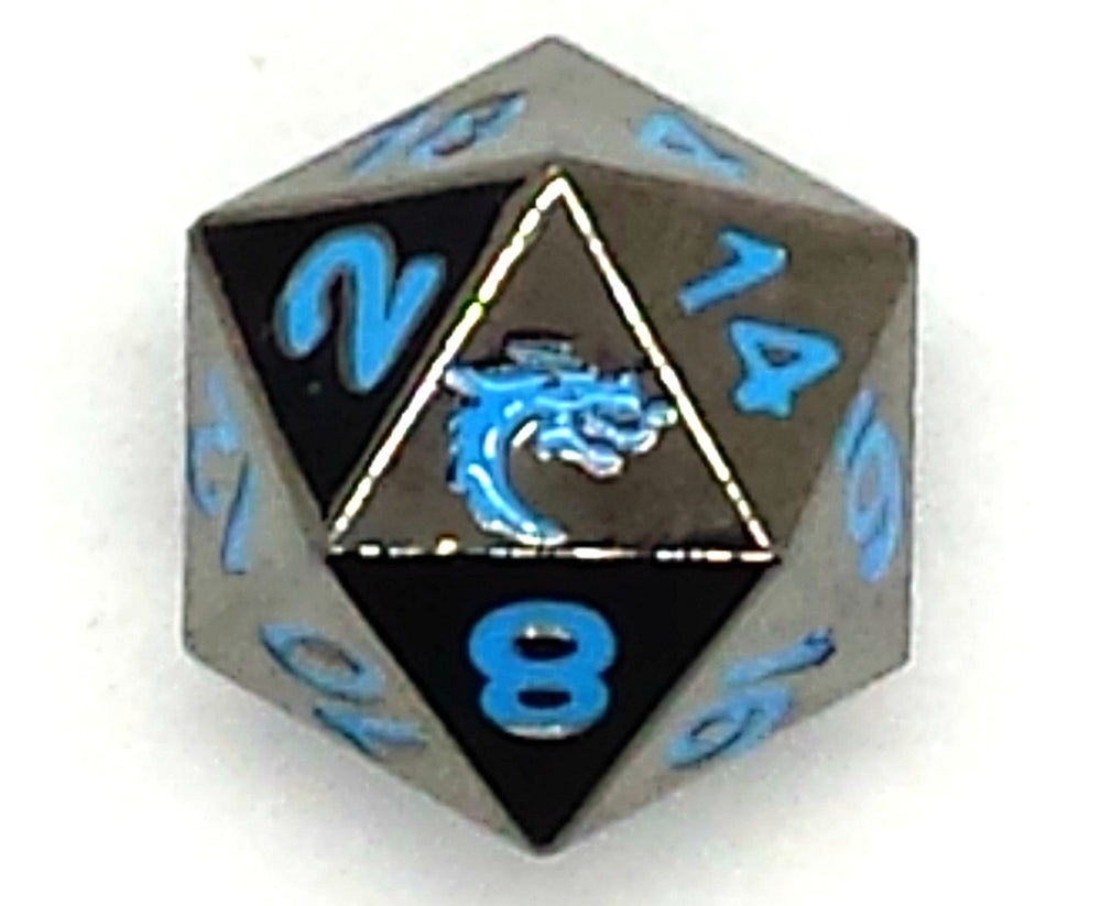 Dice Old School Dice: D20 Metal Halfling