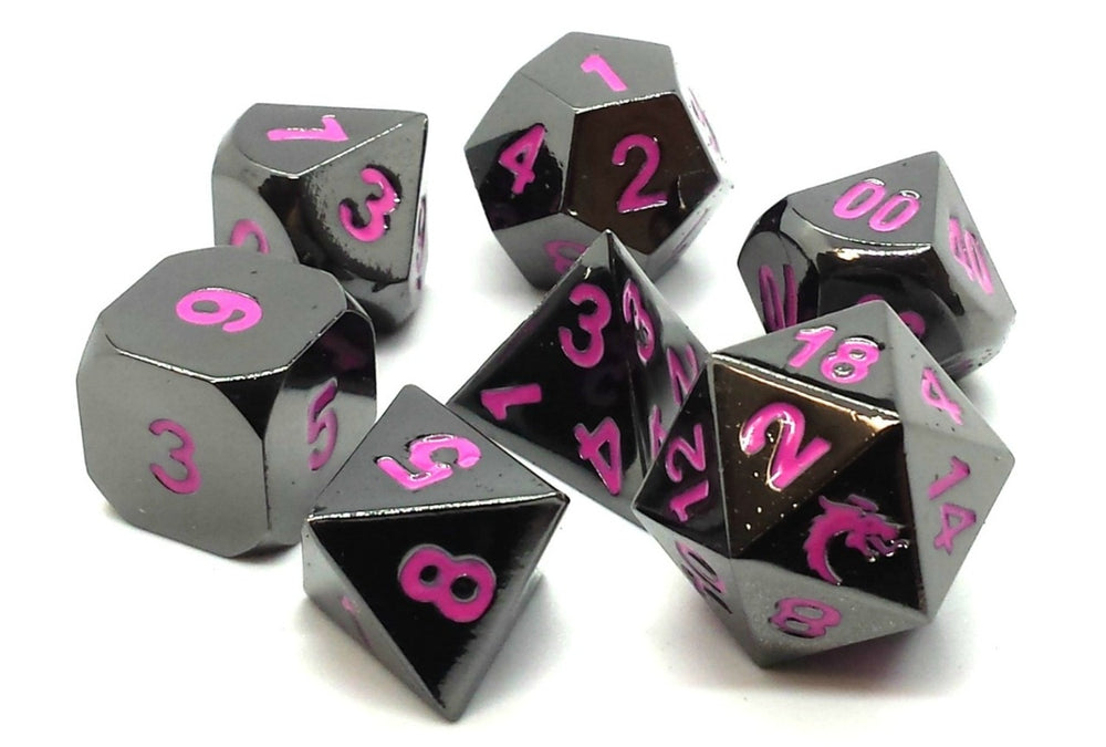 Dice Old School Dice: Poly 7 Set Metal Halfling