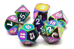 Dice Old School Dice: Poly 7 Set Metal Halfling