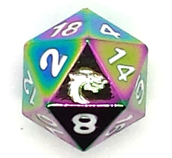 Dice Old School Dice: D20 Metal Halfling