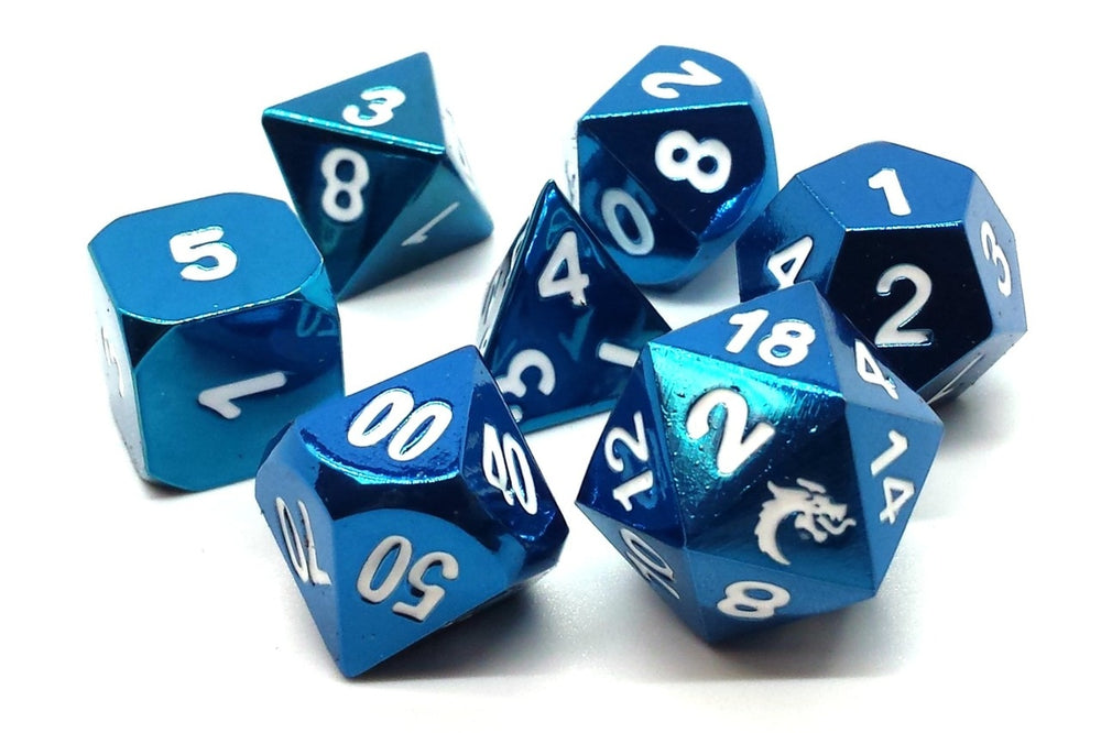 Dice Old School Dice: Poly 7 Set Metal Halfling