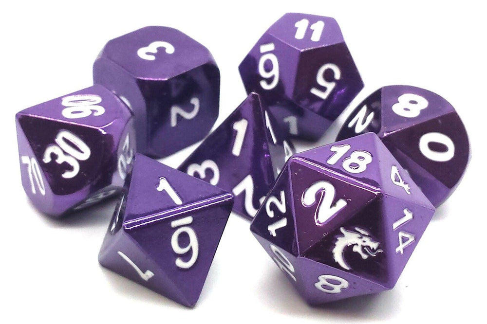 Dice Old School Dice: Poly 7 Set Metal Halfling