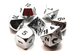 Dice Old School Dice: Poly 7 Set Metal Halfling