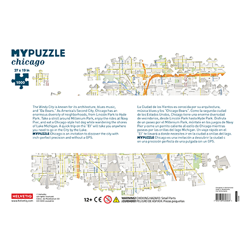 Puzzle Asmodee: 1000 piece My Puzzle: Chicago
