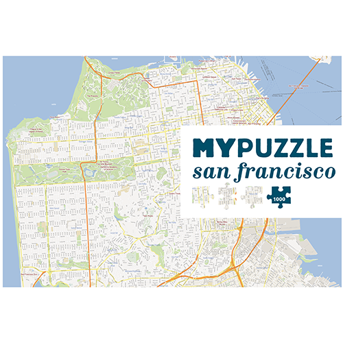 Puzzle Asmodee: 1000 piece My Puzzle: San Francisco