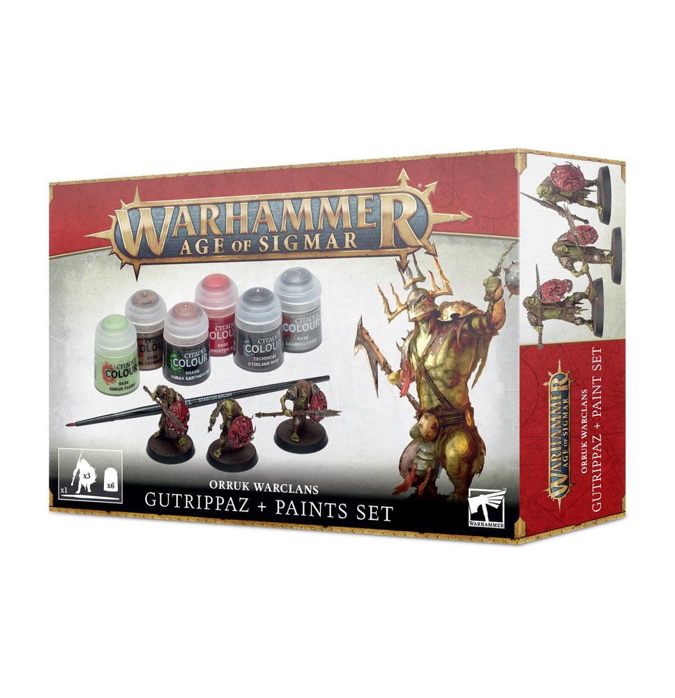 Warhammer Age of Sigmar Paint Set: Orruks