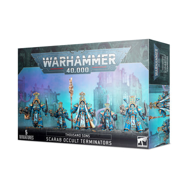 Warhammer 40K Thousand Sons: Scarab Occult Terminators