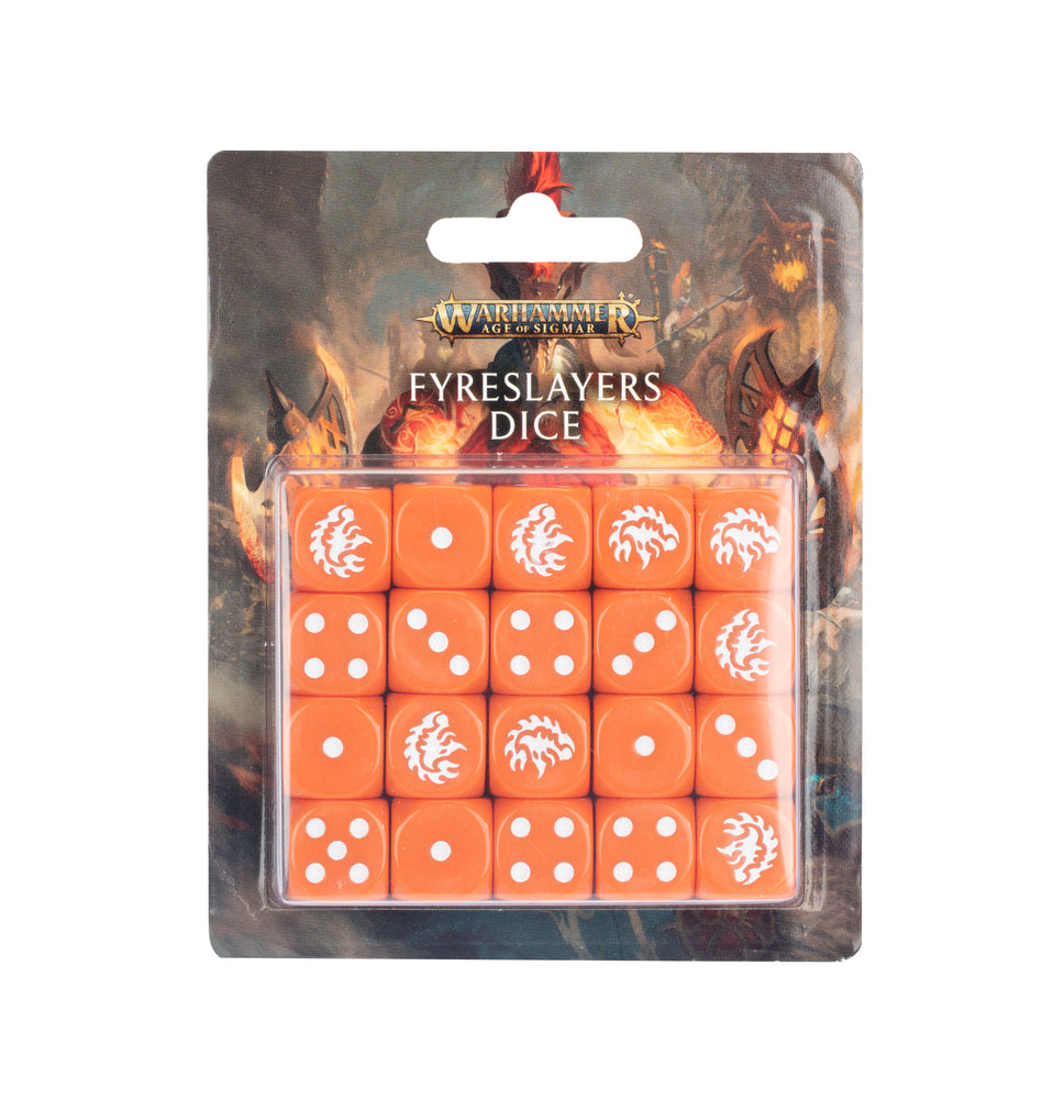 Warhammer Age of Sigmar Fyreslayers:  Dice