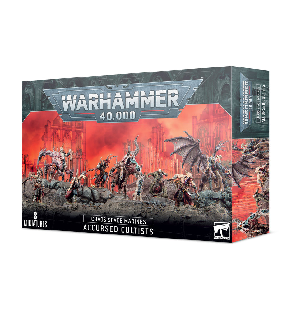 Warhammer 40K Chaos Space Marines: Accursed Cultists