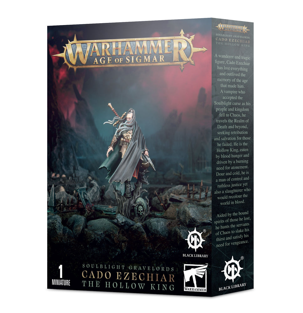 Warhammer Age of Sigmar Soulblight Gravelords: Cado Ezechiar The Hollow King