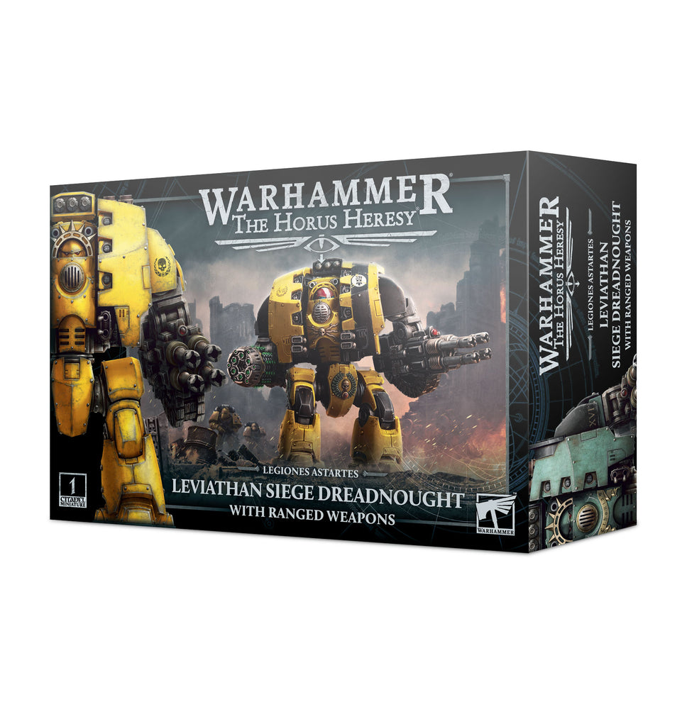 Warhammer the Horus Heresy Legiones Astartes: Leviathan Siege Dreadnought + Ranged Weapons