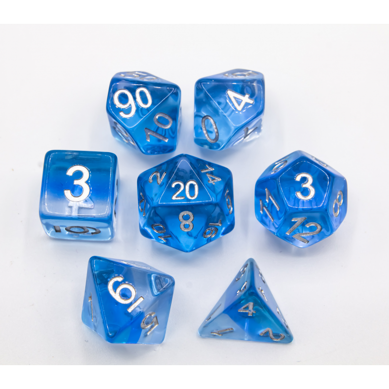 Dice Critical Hit: Poly 7 Set Aurora