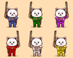 Stickers - Kitties WH40K