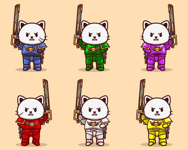 Stickers - Kitties WH40K