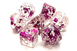 Dice Old School Dice: Poly 7 Set Infused Butterfly