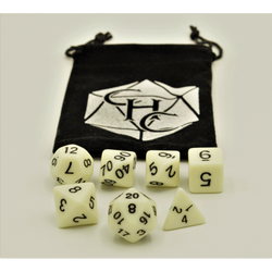 Dice Critical Hit: Poly 7 Set Opaque