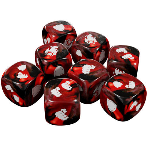 Street Fighter: The Miniatures Game Red Battle Dice