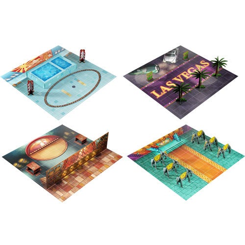 Street Fighter: The Miniatures Game Map Pack