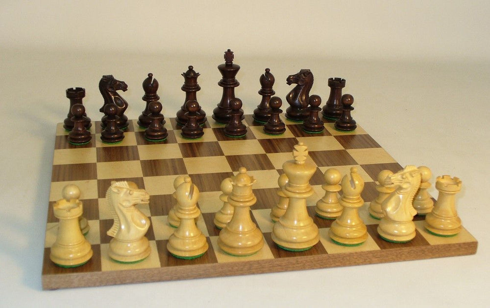 Chess Set 3.5in Exclusive on Walnut Board