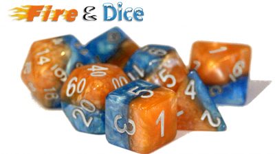 Dice Gate Keeper: Poly 7 Set Halfsies