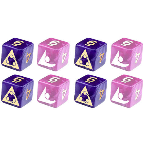 Big Eyes Small Mouth: Six-Sided Dice Set