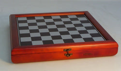 Chess Board 15.5in Cherry Stained Chest