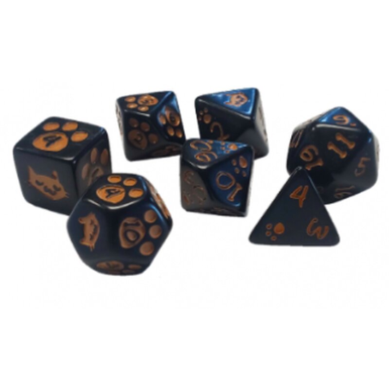 Dice Steve Jackson: Poly 7 Set Kitten