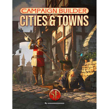 Dungeons & Dragons Kobold: Campaign Builder - Cities and Towns