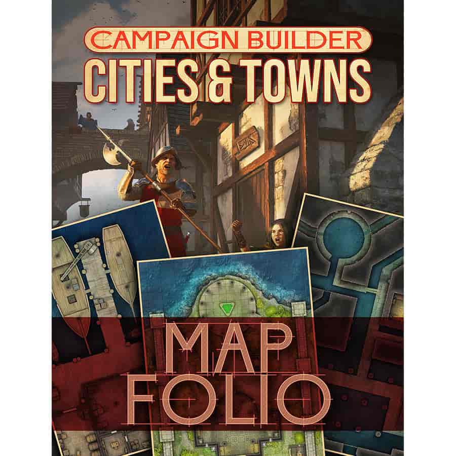 Dungeons & Dragons Kobold: Campaign Builder - Cities and Towns - Map Folio