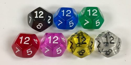 Dice D12 Translucent