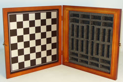 Chess Board 15.5in Cherry Stained Chest