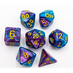 Dice Critical Hit: Poly 7 Set Fusion