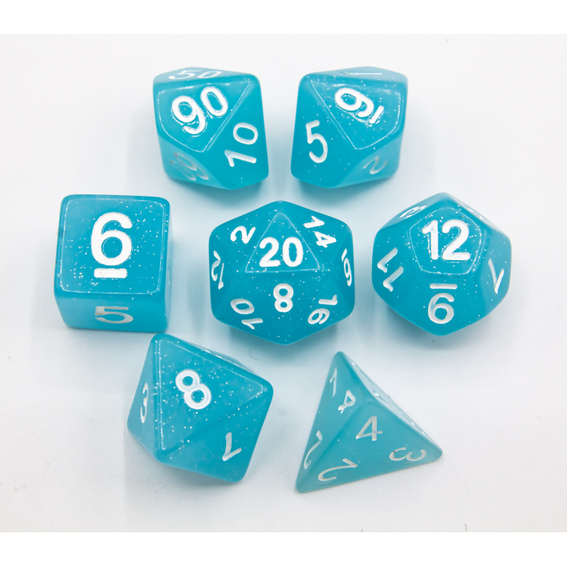Dice Critical Hit: Poly 7 Set Jelly
