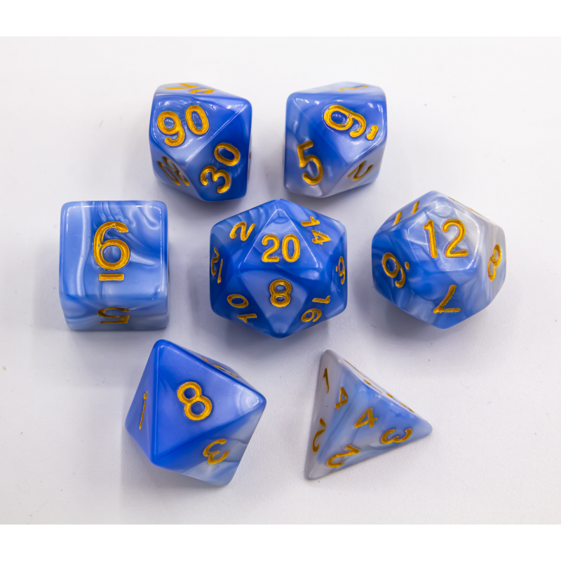 Dice Critical Hit: Poly 7 Set Fusion