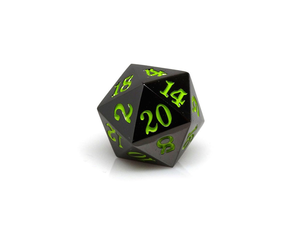 Dice Easy Roller: D20 Gun Metal