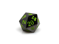Dice Easy Roller: D20 Gun Metal