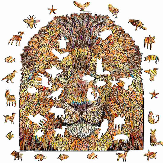 Puzzle Craft-Hub: Wild Lion