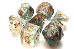 Dice Old School Dice: Poly 7 Set Luminous