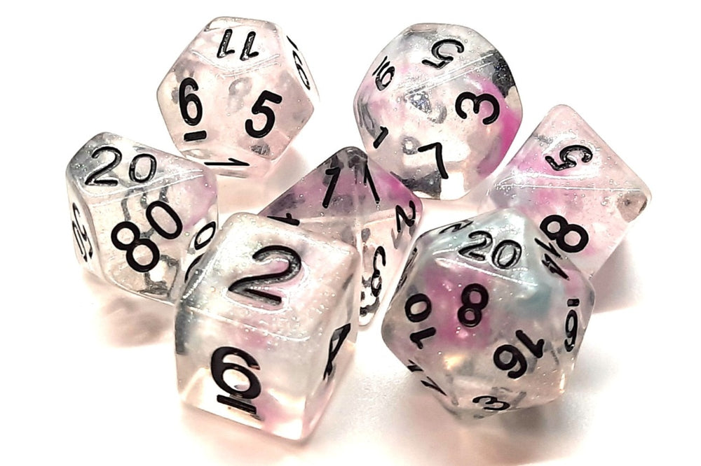 Dice Old School Dice: Poly 7 Set Luminous
