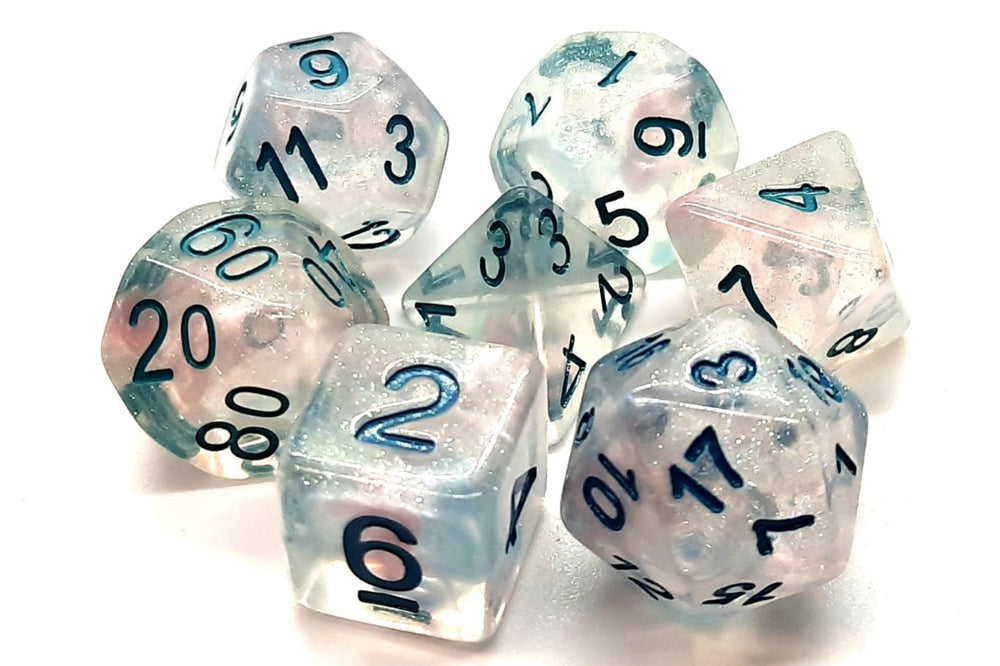 Dice Old School Dice: Poly 7 Set Luminous