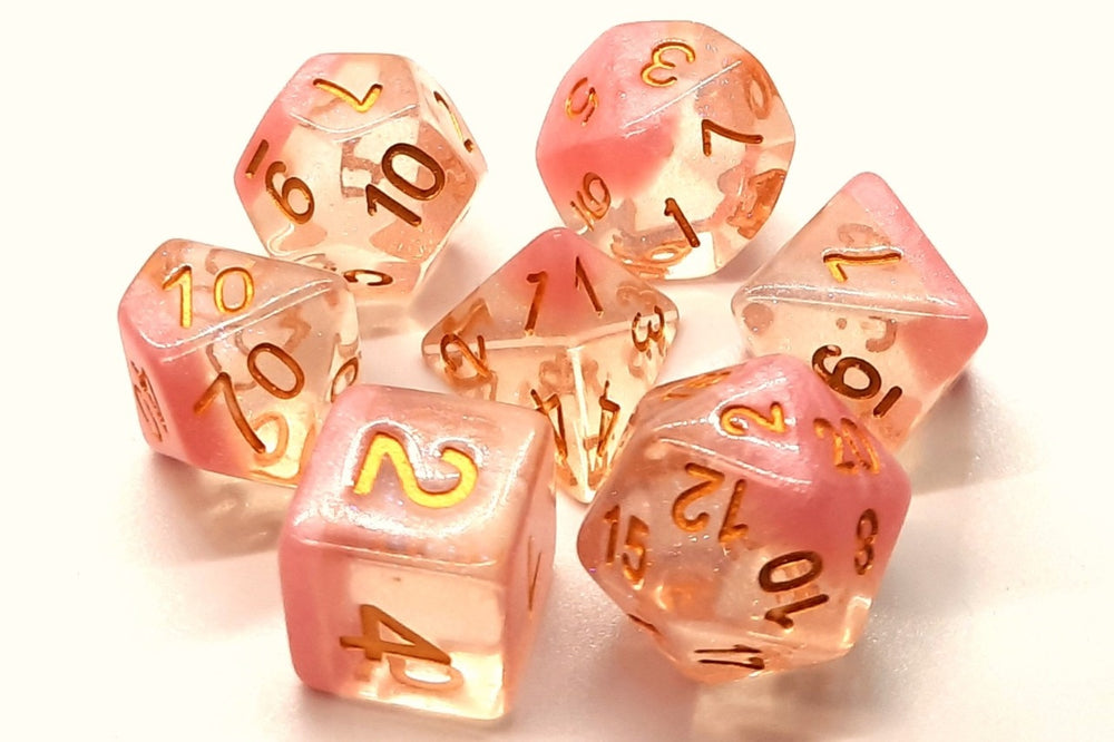 Dice Old School Dice: Poly 7 Set Luminous