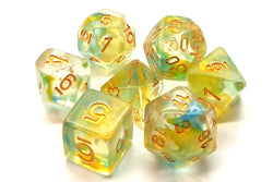 Dice Old School Dice: Poly 7 Set Luminous
