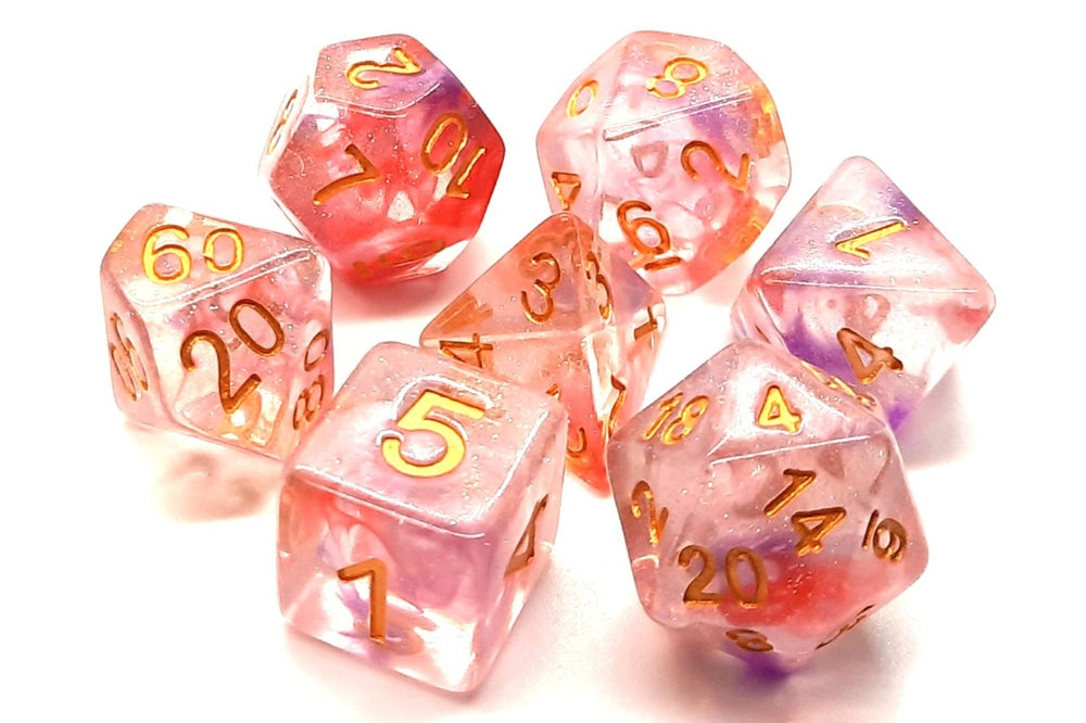 Dice Old School Dice: Poly 7 Set Luminous