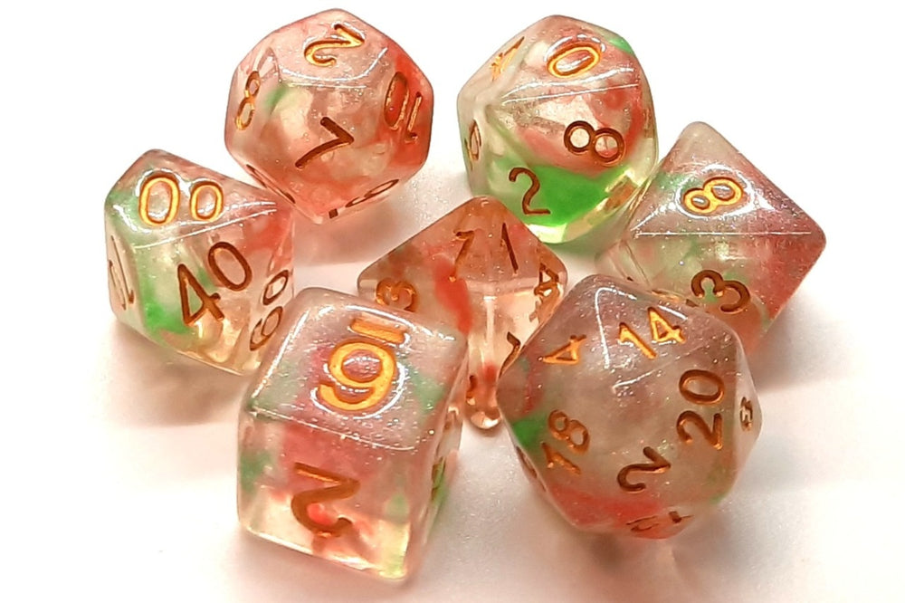 Dice Old School Dice: Poly 7 Set Luminous
